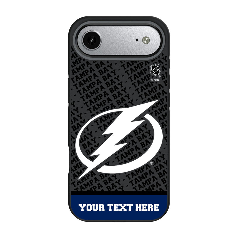Tampa Bay Lightning Personalized EndZone Plus iPhone Bump Phone Case for Apple iPhone