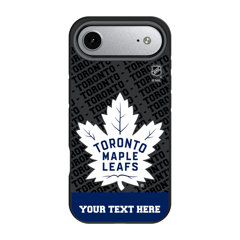 Toronto Maple Leafs Personalized EndZone Plus iPhone Bump Phone Case for Apple iPhone