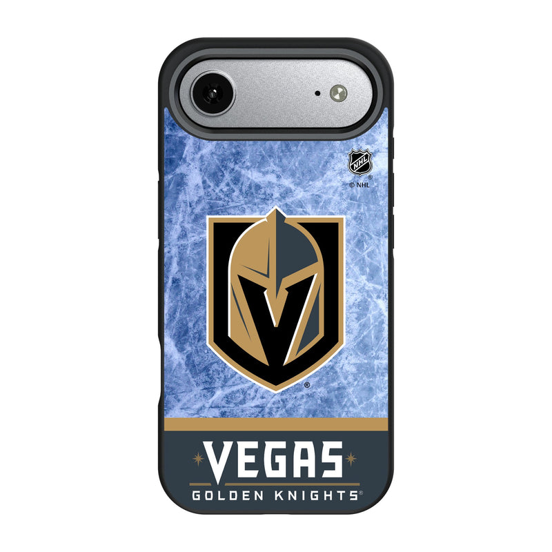Vegas Golden Knights Ice Wordmark iPhone Bump Phone Case for Apple iPhone
