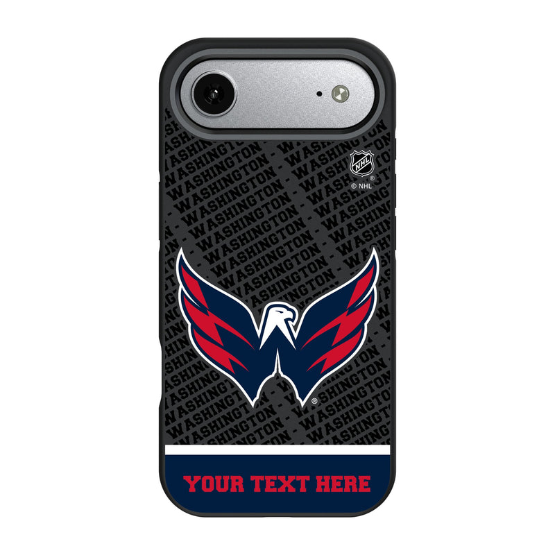 Washington Capitals Personalized EndZone Plus iPhone Bump Phone Case for Apple iPhone
