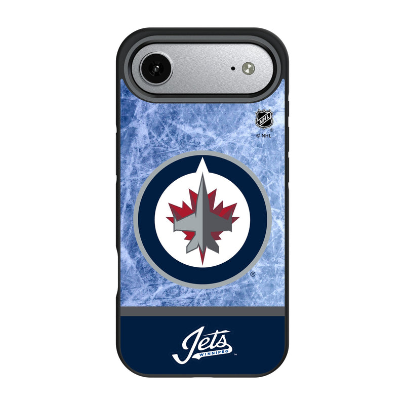 Winnipeg Jets Ice Wordmark iPhone Bump Phone Case for Apple iPhone