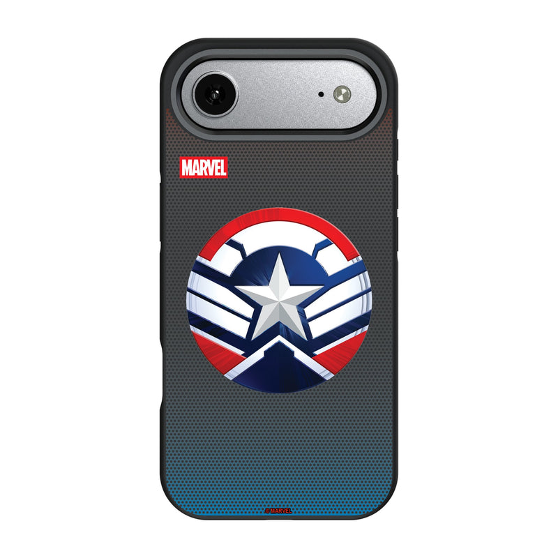 Marvel Avengers Sam Wilson Captain America Grid iPhone Bump Phone Case for Apple iPhone