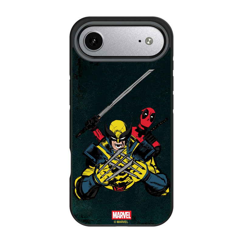 Marvel Deadpool Wolverine Badge iPhone Bump Phone Case for Apple iPhone