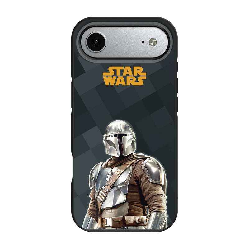 Star Wars: The Mandalorian Din Djarin Color Block iPhone Bump Phone Case for Apple iPhone
