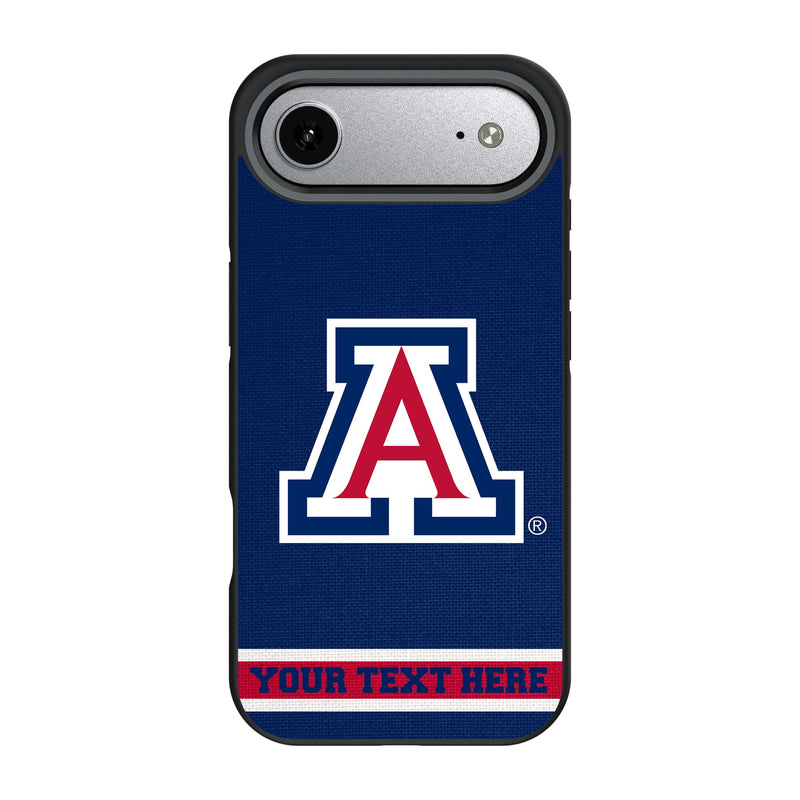 University of Arizona Wildcats Personalized Stripe iPhone Bump Phone Case for Apple iPhone