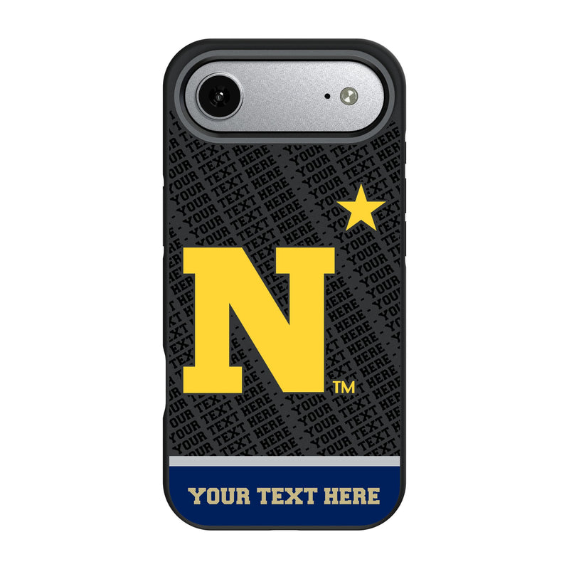 United State Naval Academy Midshipmen Personalized EndZone Plus iPhone Bump Phone Case for Apple iPhone