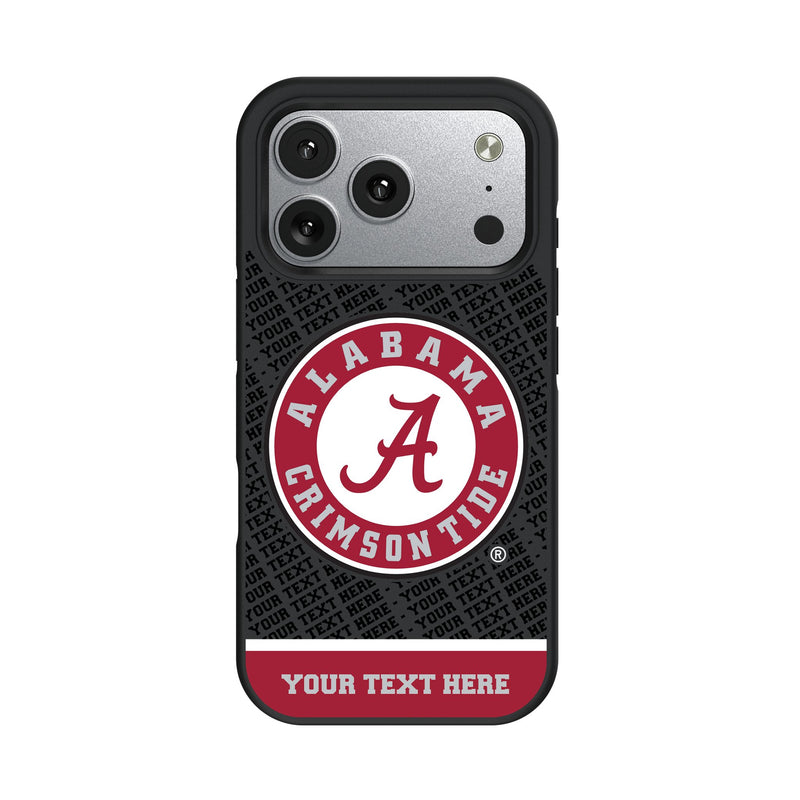 University of Alabama Crimson Tide Personalized EndZone Plus iPhone Bump Phone Case for Apple iPhone
