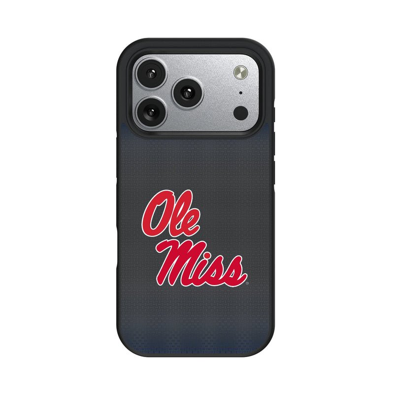 University of Mississippi Rebels Linen iPhone Bump Phone Case for Apple iPhone