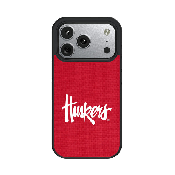 University of Nebraska Huskers Solid iPhone Bump Phone Case for Apple iPhone