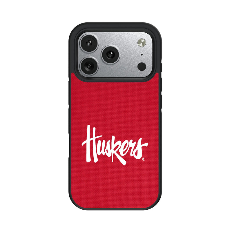 University of Nebraska Huskers Solid iPhone Bump Phone Case for Apple iPhone