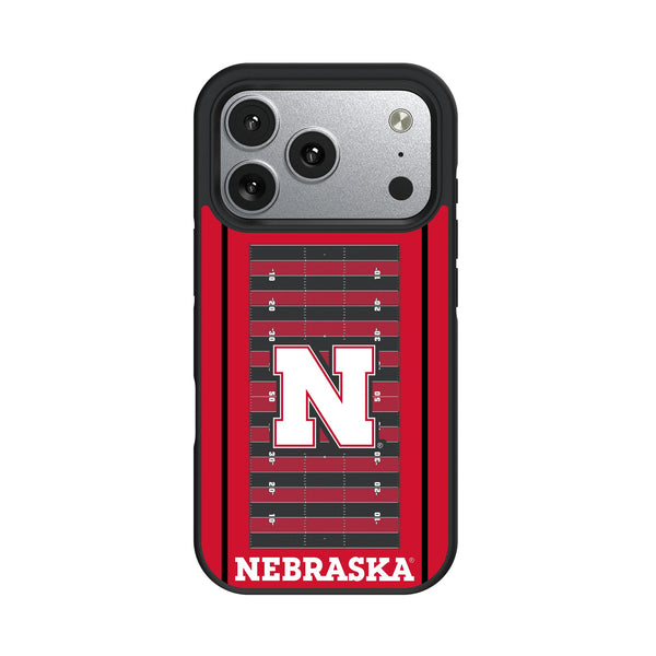 University of Nebraska Huskers Block N Field iPhone Bump Phone Case for Apple iPhone