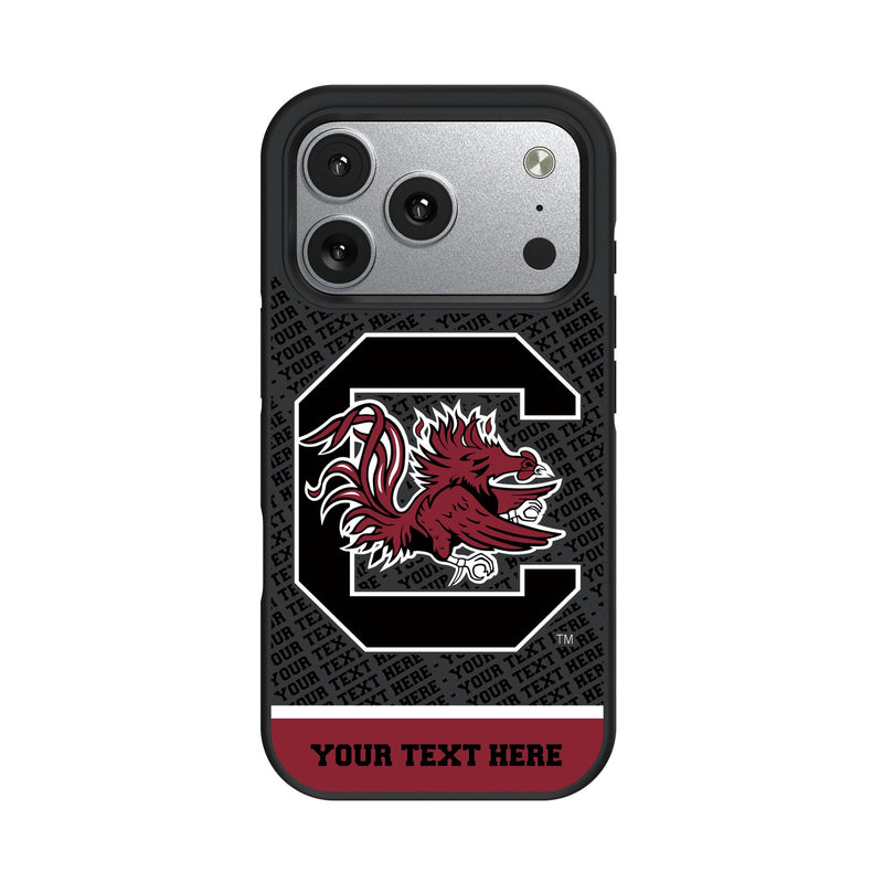 University of South Carolina Gamecocks Personalized EndZone Plus iPhone Bump Phone Case for Apple iPhone