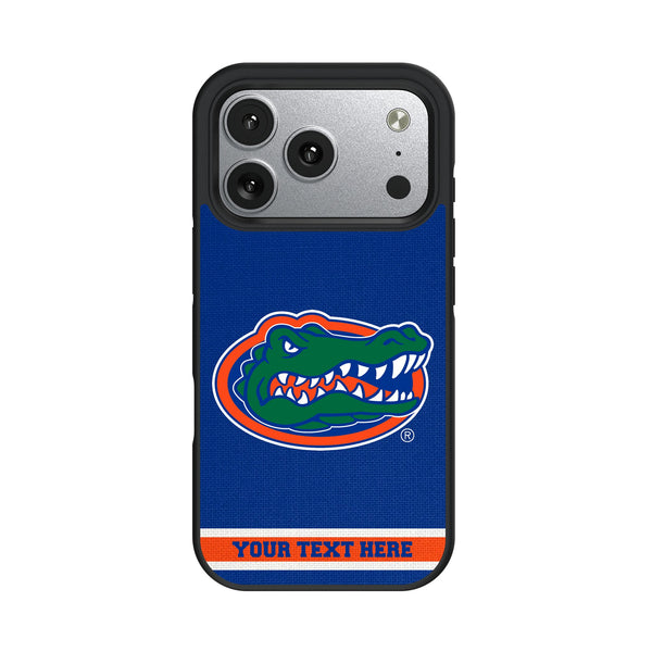 University of Florida Gators Personalized Stripe iPhone Bump Phone Case for Apple iPhone