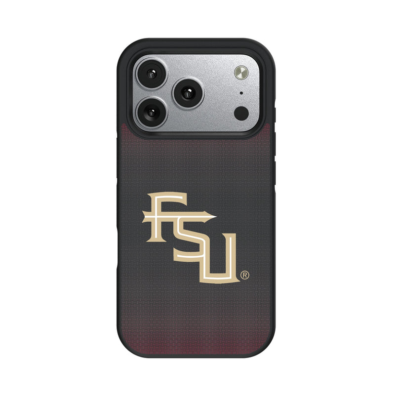 Florida State University Seminoles Athletic Wordmark Linen iPhone Bump Phone Case for Apple iPhone
