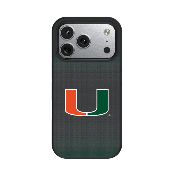 University of Miami Hurricanes Linen iPhone Bump Phone Case for Apple iPhone