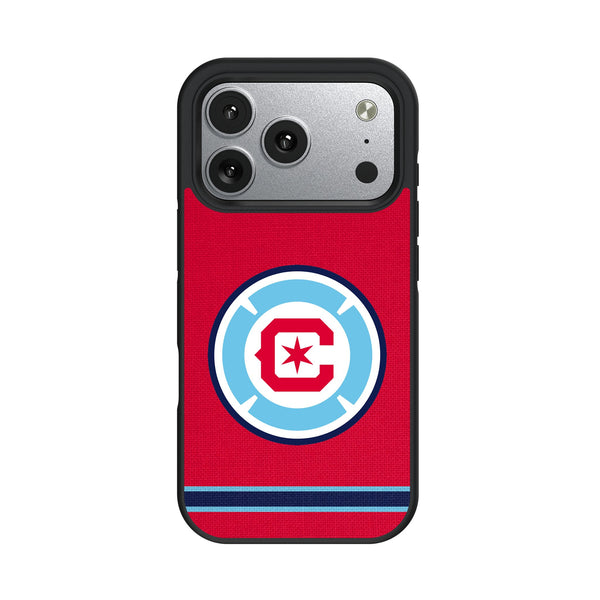 Chicago Fire Stripe iPhone Bump Phone Case for Apple iPhone