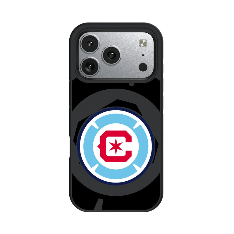 Chicago Fire Monocolor Tilt iPhone Bump Phone Case for Apple iPhone