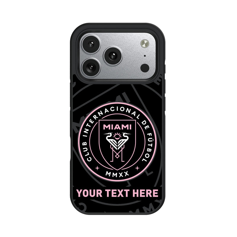 Inter Miami CF Personalized Tilt iPhone Bump Phone Case for Apple iPhone