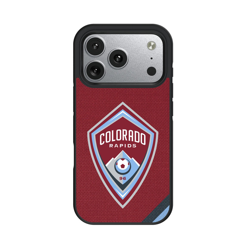 Colorado Rapids Diagonal Stripe iPhone Bump Phone Case for Apple iPhone