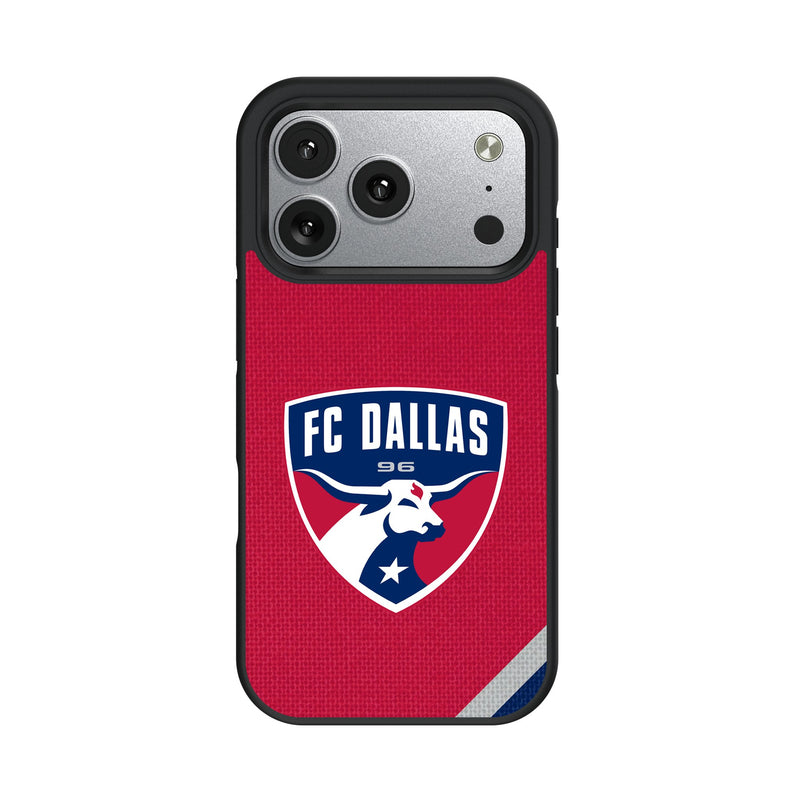 FC Dallas Diagonal Stripe iPhone Bump Phone Case for Apple iPhone