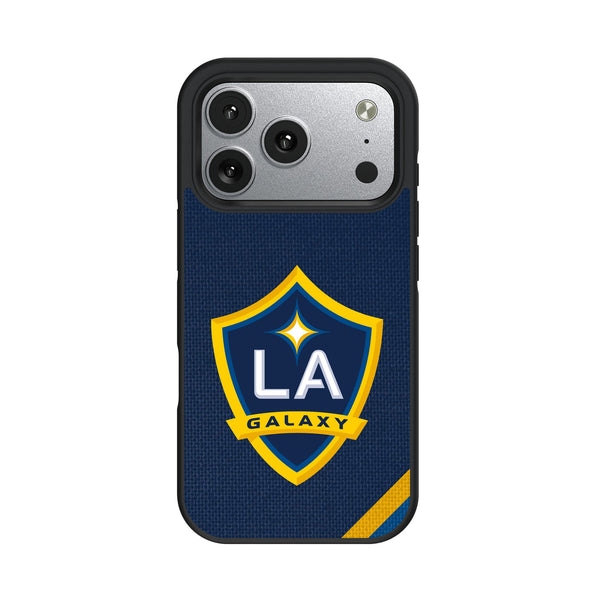 LA Galaxy Diagonal Stripe iPhone Bump Phone Case for Apple iPhone