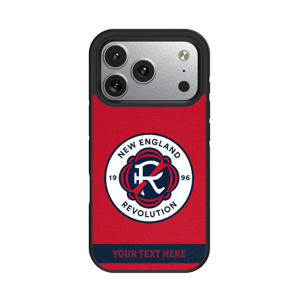 New England Revolution Personalized Stripe iPhone Bump Phone Case for Apple iPhone