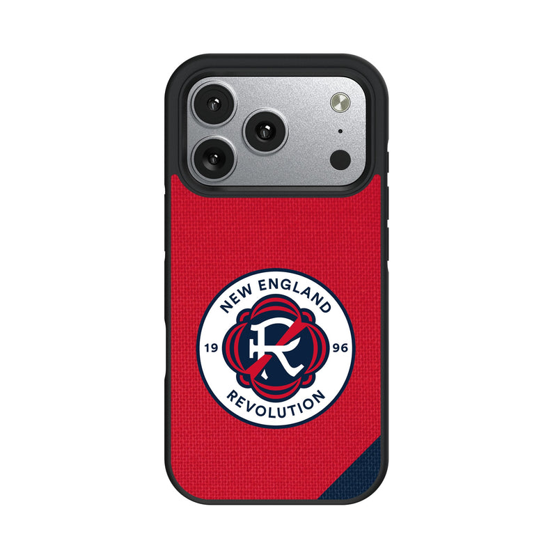 New England Revolution Diagonal Stripe iPhone Bump Phone Case for Apple iPhone