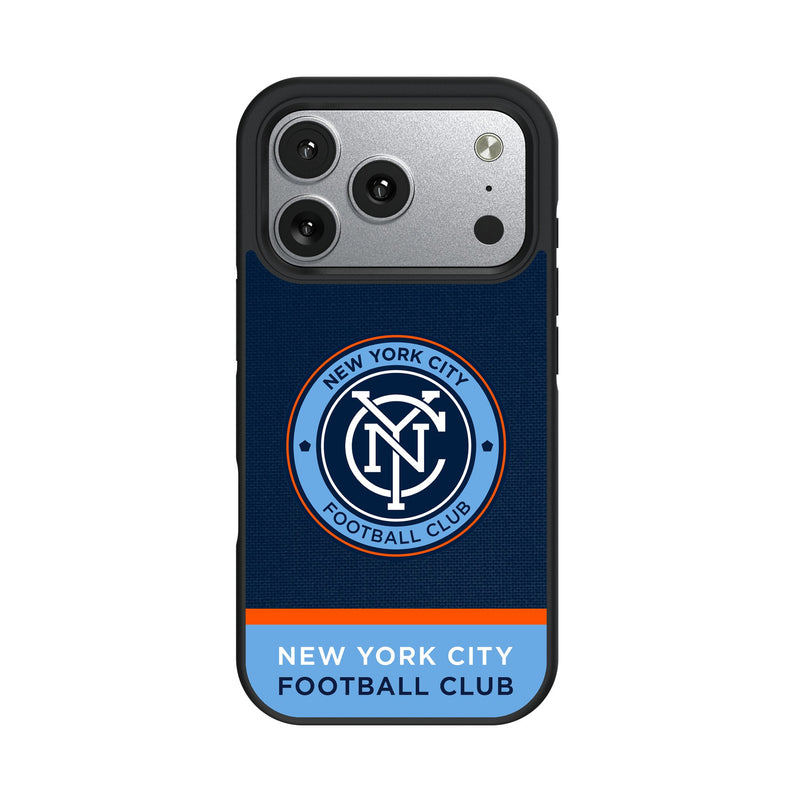 New York City FC Endzone Solid iPhone Bump Phone Case for Apple iPhone