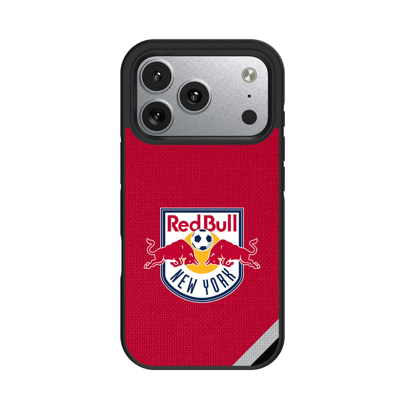 New York Red Bulls Diagonal Stripe iPhone Bump Phone Case for Apple iPhone