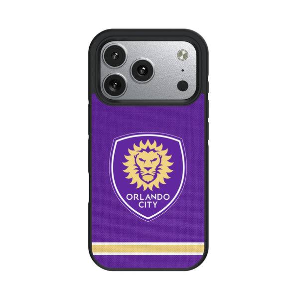 Orlando City Soccer Club Stripe iPhone Bump Phone Case for Apple iPhone
