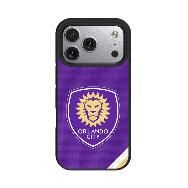 Orlando City Soccer Club Diagonal Stripe iPhone Bump Phone Case for Apple iPhone
