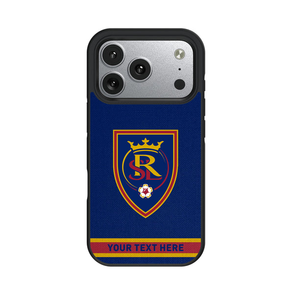 Real Salt Lake Personalized Stripe iPhone Bump Phone Case for Apple iPhone
