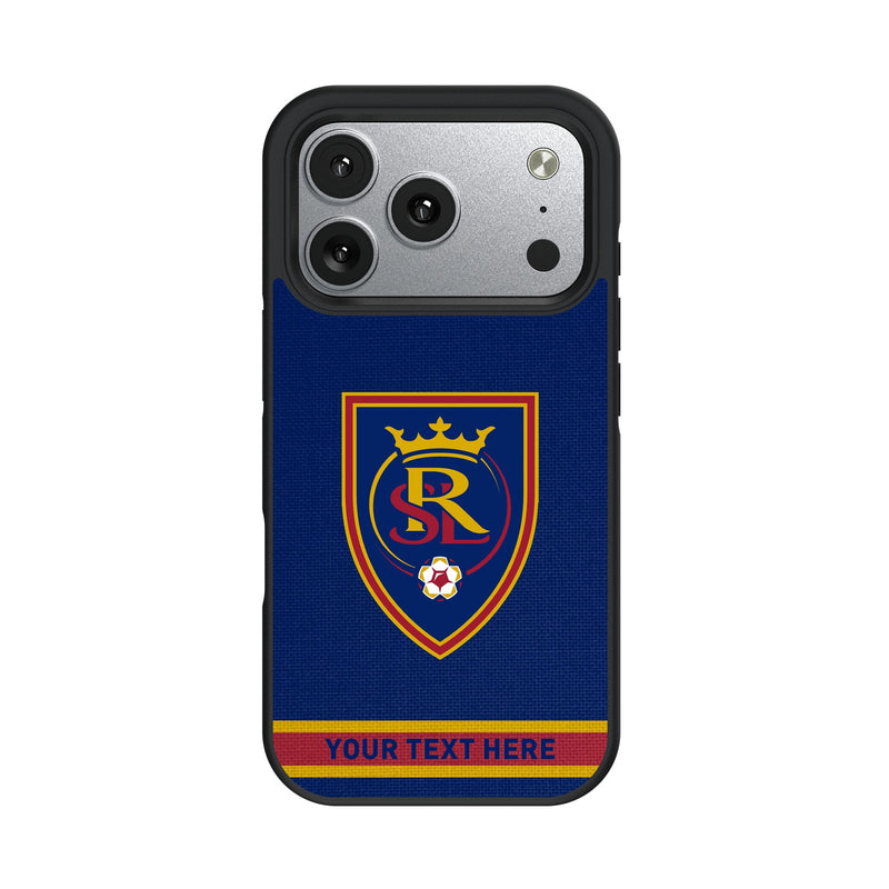 Real Salt Lake Personalized Stripe iPhone Bump Phone Case for Apple iPhone