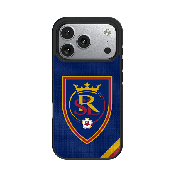 Real Salt Lake Diagonal Stripe iPhone Bump Phone Case for Apple iPhone