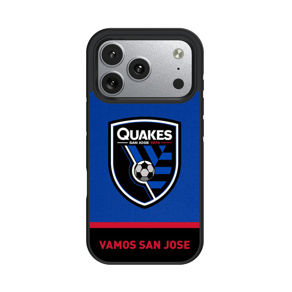 San Jose Earthquakes Endzone Solid iPhone Bump Phone Case for Apple iPhone