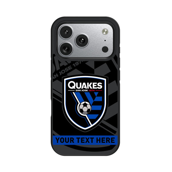 San Jose Earthquakes Personalized Tilt iPhone Bump Phone Case for Apple iPhone