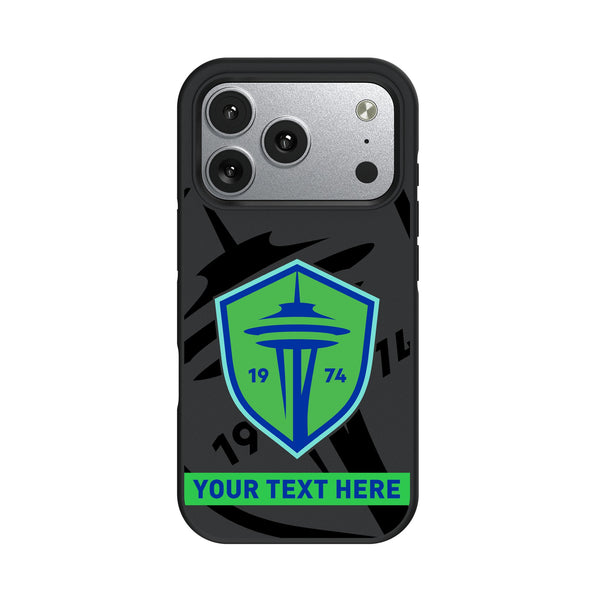 Seattle Sounders FC Personalized Tilt iPhone Bump Phone Case for Apple iPhone