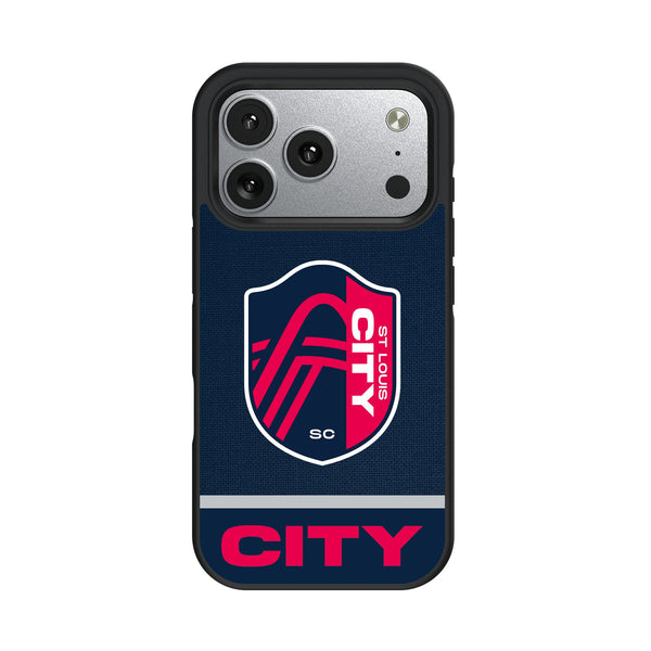 St. Louis CITY SC Endzone Solid iPhone Bump Phone Case for Apple iPhone