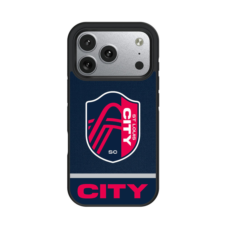 St. Louis CITY SC Endzone Solid iPhone Bump Phone Case for Apple iPhone