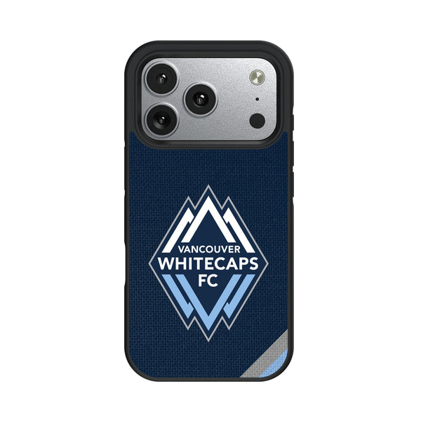 Vancouver Whitecaps Diagonal Stripe iPhone Bump Phone Case for Apple iPhone