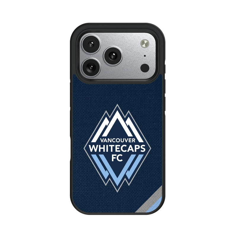 Vancouver Whitecaps Diagonal Stripe iPhone Bump Phone Case for Apple iPhone