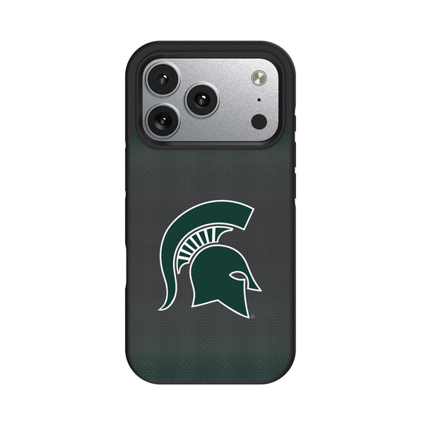 Michigan State University Spartans Linen iPhone Bump Phone Case for Apple iPhone