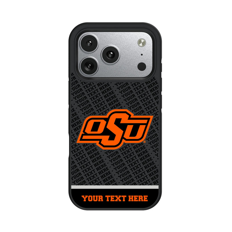 Oklahoma State University Cowboys Personalized EndZone Plus iPhone Bump Phone Case for Apple iPhone