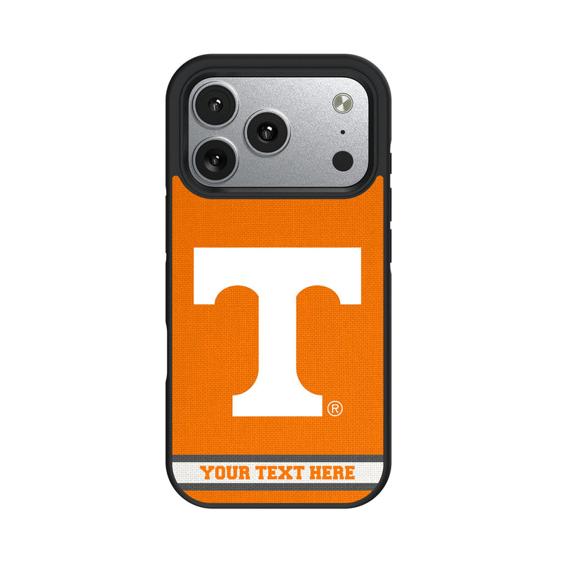 University of Tennessee Volunteers Personalized Stripe iPhone Bump Phone Case for Apple iPhone
