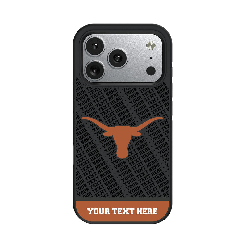 University of Texas Longhorns Personalized EndZone Plus iPhone Bump Phone Case for Apple iPhone