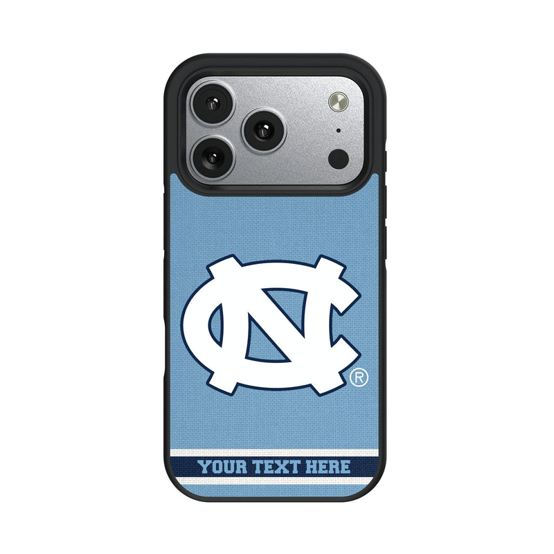 University of North Carolina Tar Heels Personalized Stripe iPhone Bump Phone Case for Apple iPhone