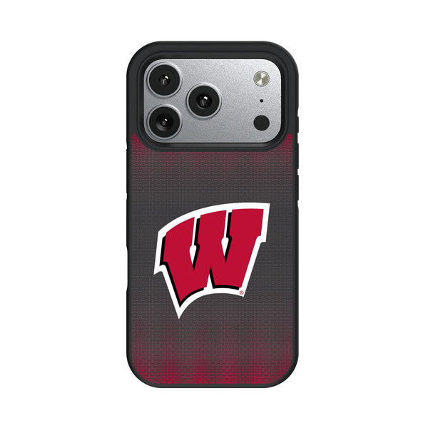 University of Wisconsin Badgers Linen iPhone Bump Phone Case for Apple iPhone