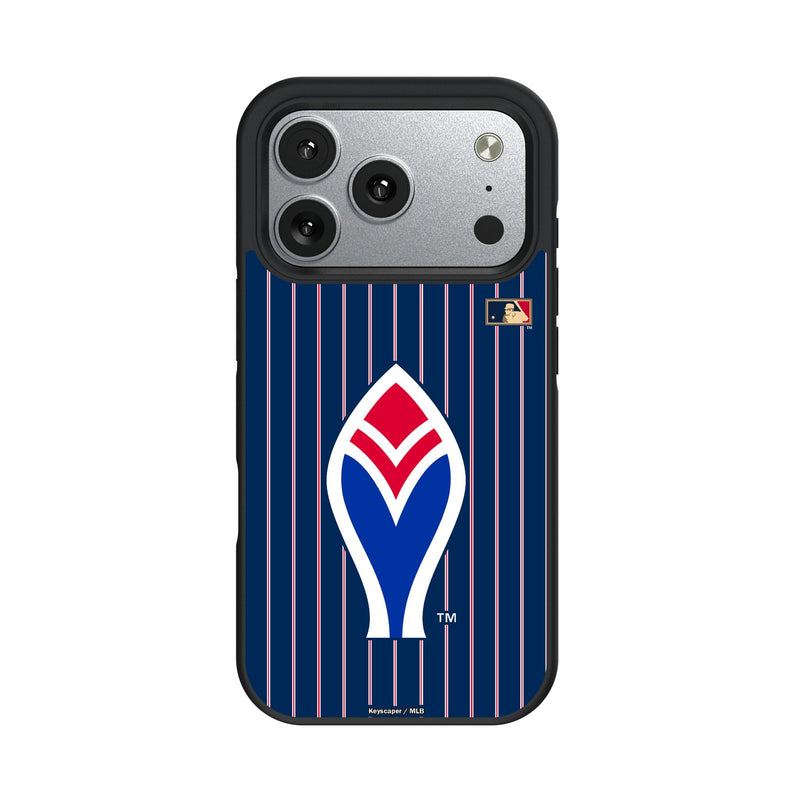 Atlanta Braves 1972-1975 - Cooperstown Collection Pinstripe iPhone Bump Phone Case for Apple iPhone