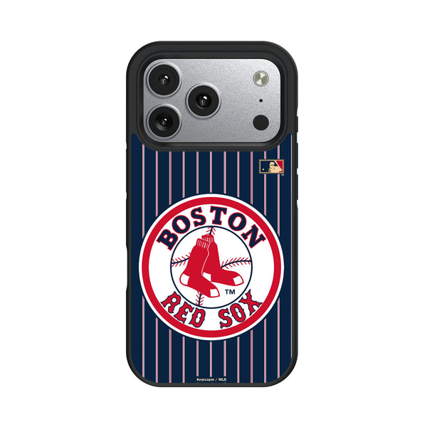 Boston Red Sox 1976-2008 - Cooperstown Collection Pinstripe iPhone Bump Phone Case for Apple iPhone