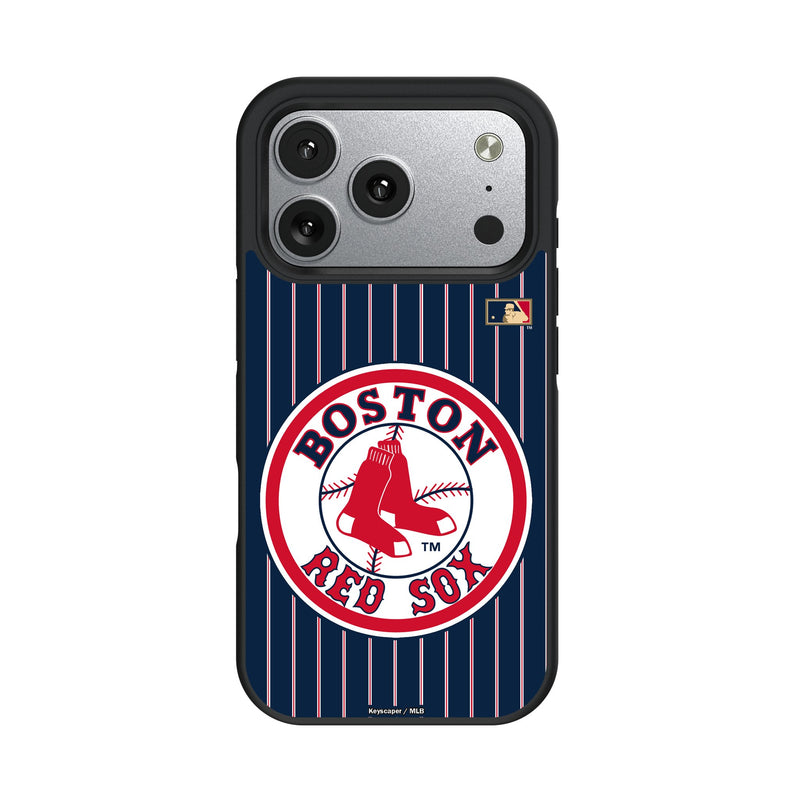 Boston Red Sox 1976-2008 - Cooperstown Collection Pinstripe iPhone Bump Phone Case for Apple iPhone